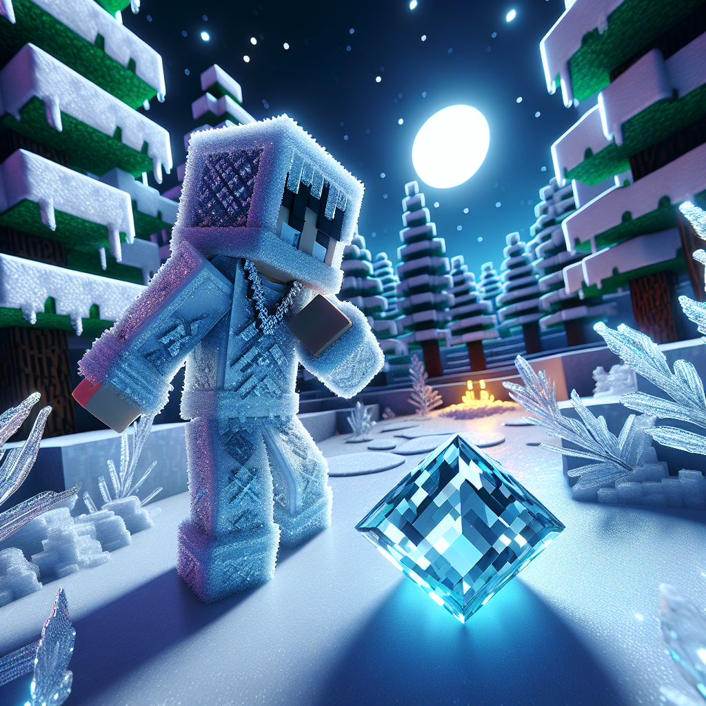 Unlock the Frost Diamond: Customizing Your Minecraft Skin for an Icy Adventure