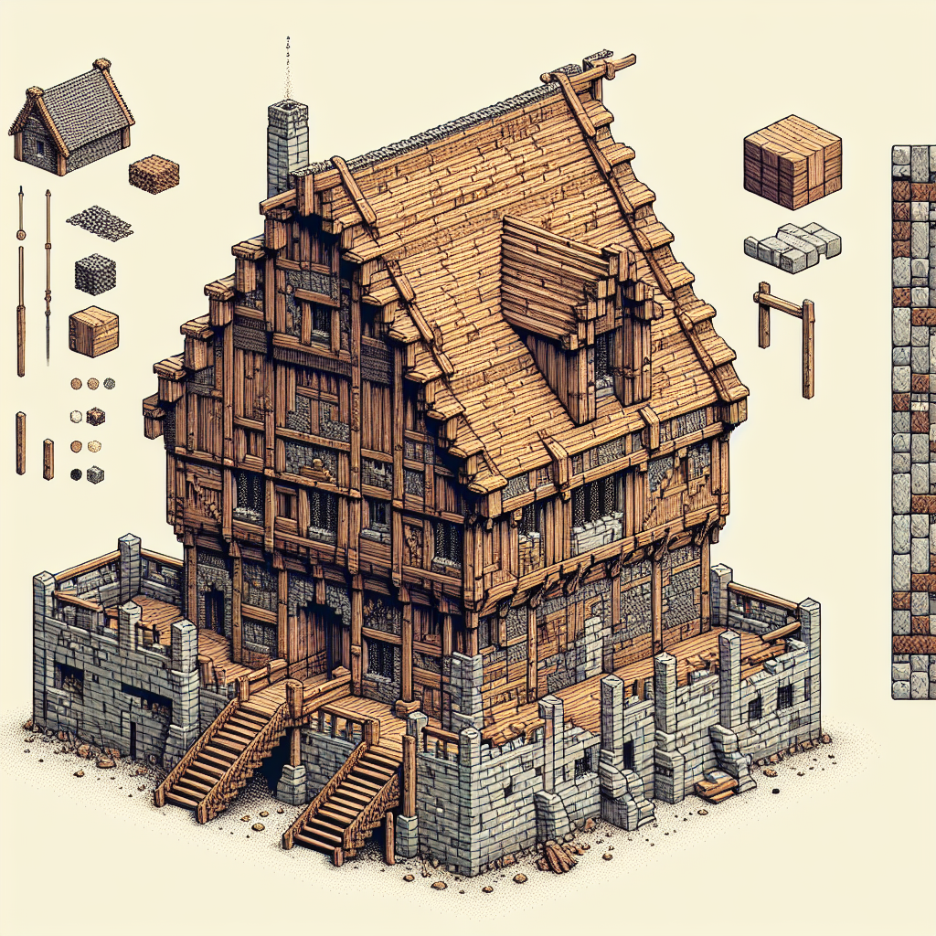 Explore the Art of Building a Medieval House in Minecraft: A Complete Guide